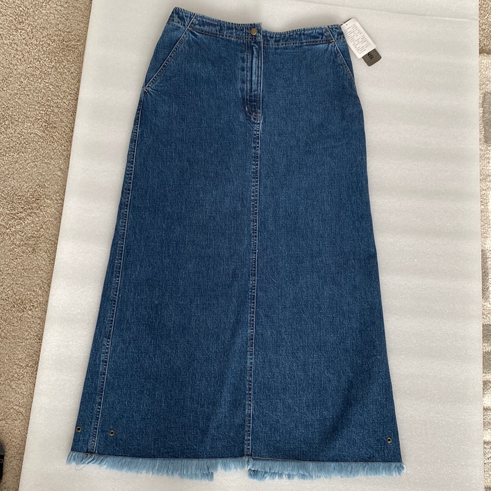 DENIM LONG SKIRT